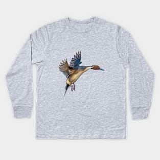 Incoming Pintail Kids Long Sleeve T-Shirt